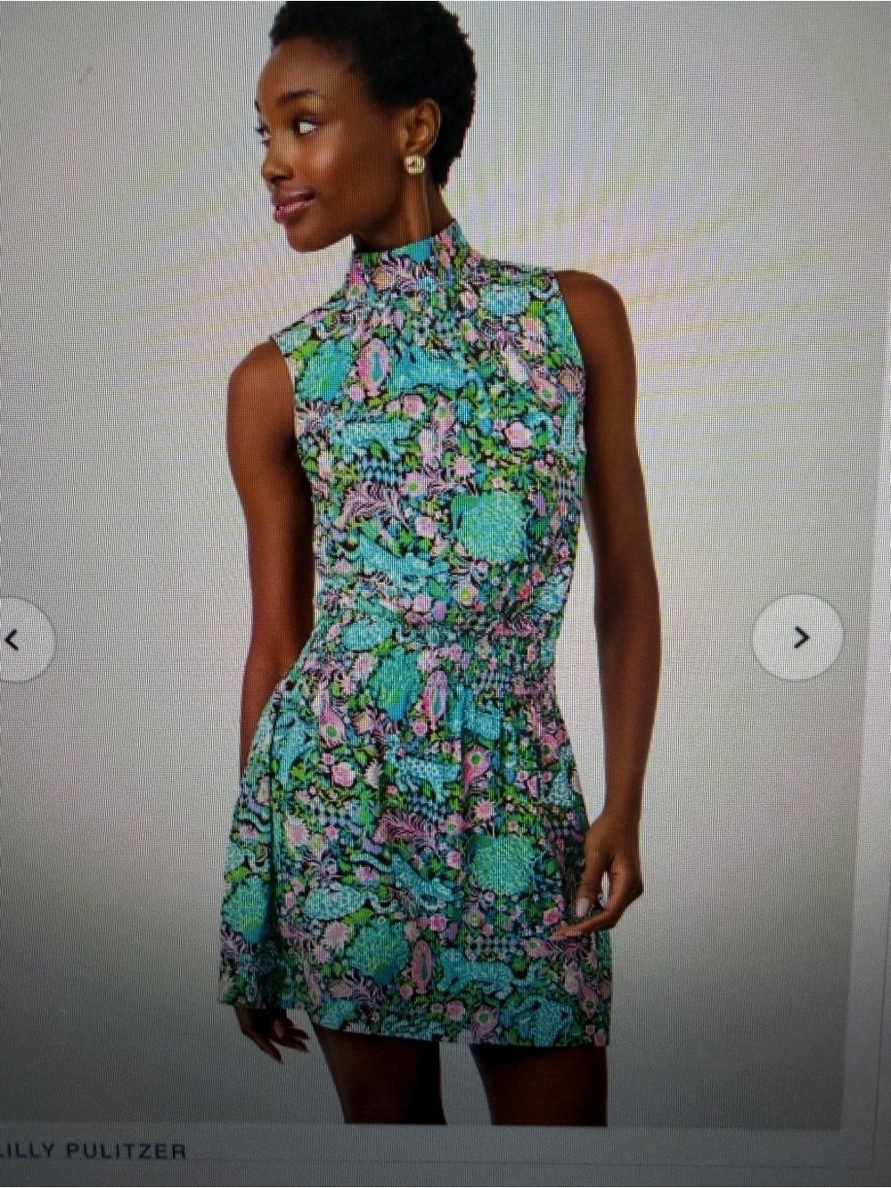 NWT Lilly Pulitzer Sherah Skirted Romper Multi Royal Zoo S